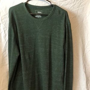 Men’s green Sonoma long sleeve with white specks